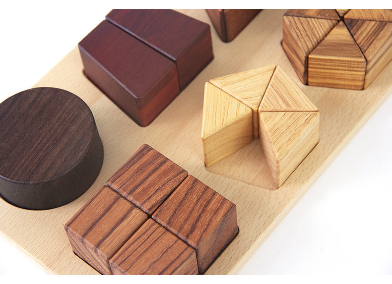 Premium Natural Wood Educational Toy Set