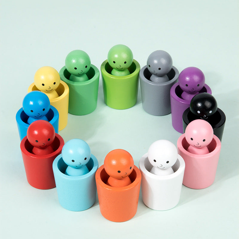 Colour Sorter Cups and Dolls Friends