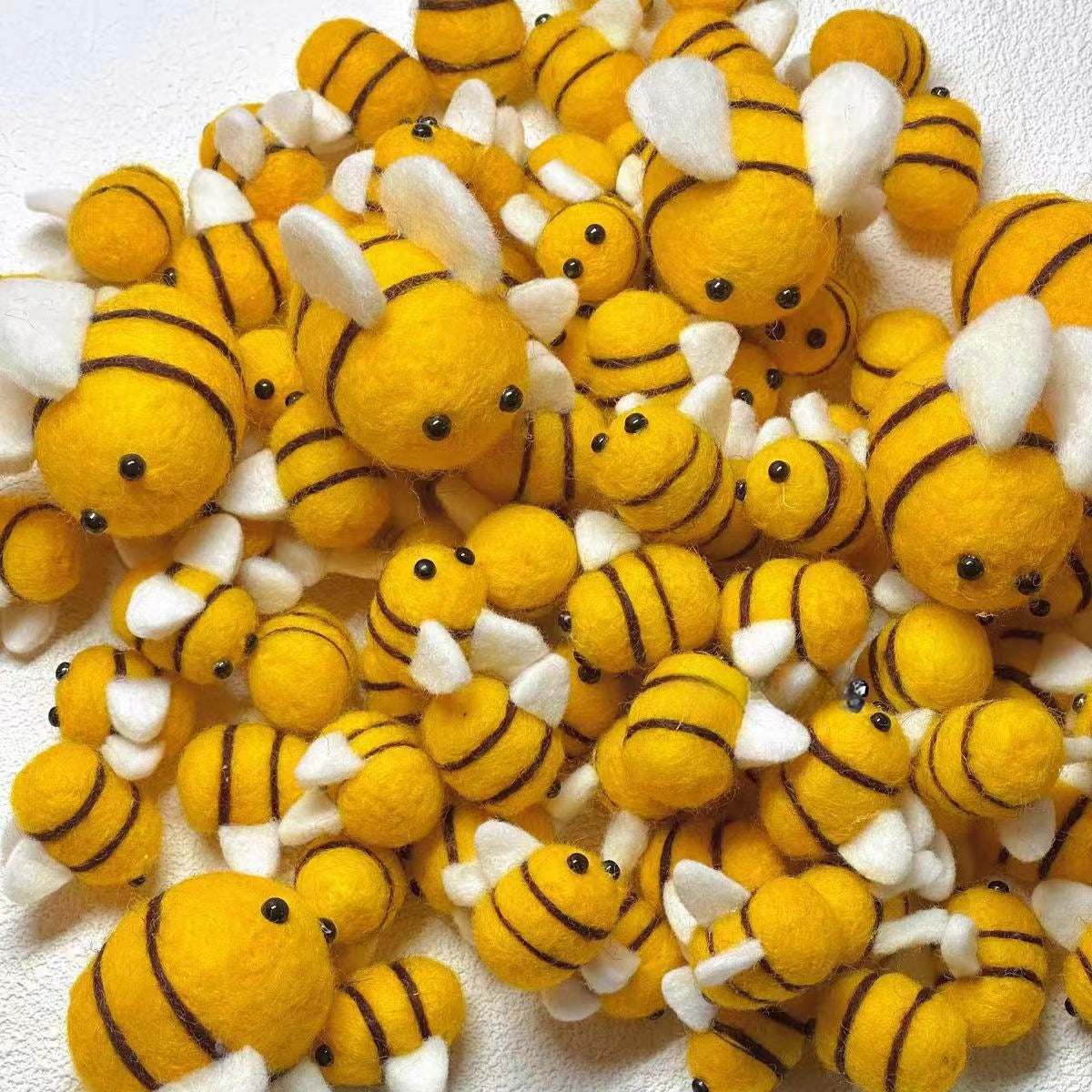 Felt Bee Kids Toy Loose Parts Play Art and Craft