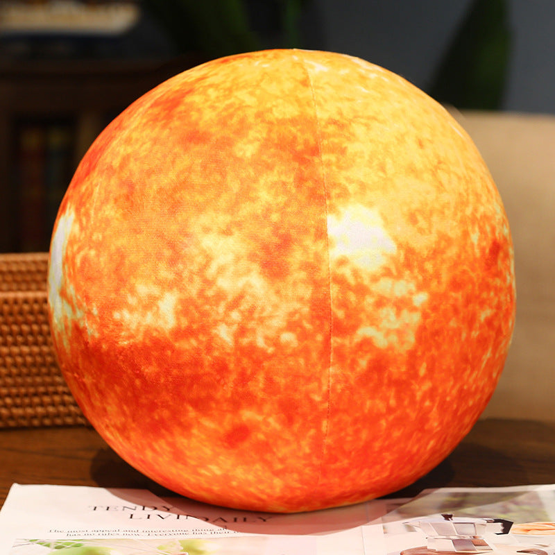 Large Simulation Globe Of The Solar System Ball Plush Stuffed