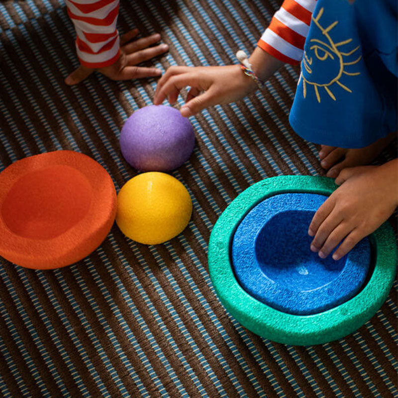 Balancing Stepping Stone Balance Boards and Hop Set of 5 EPP Toy