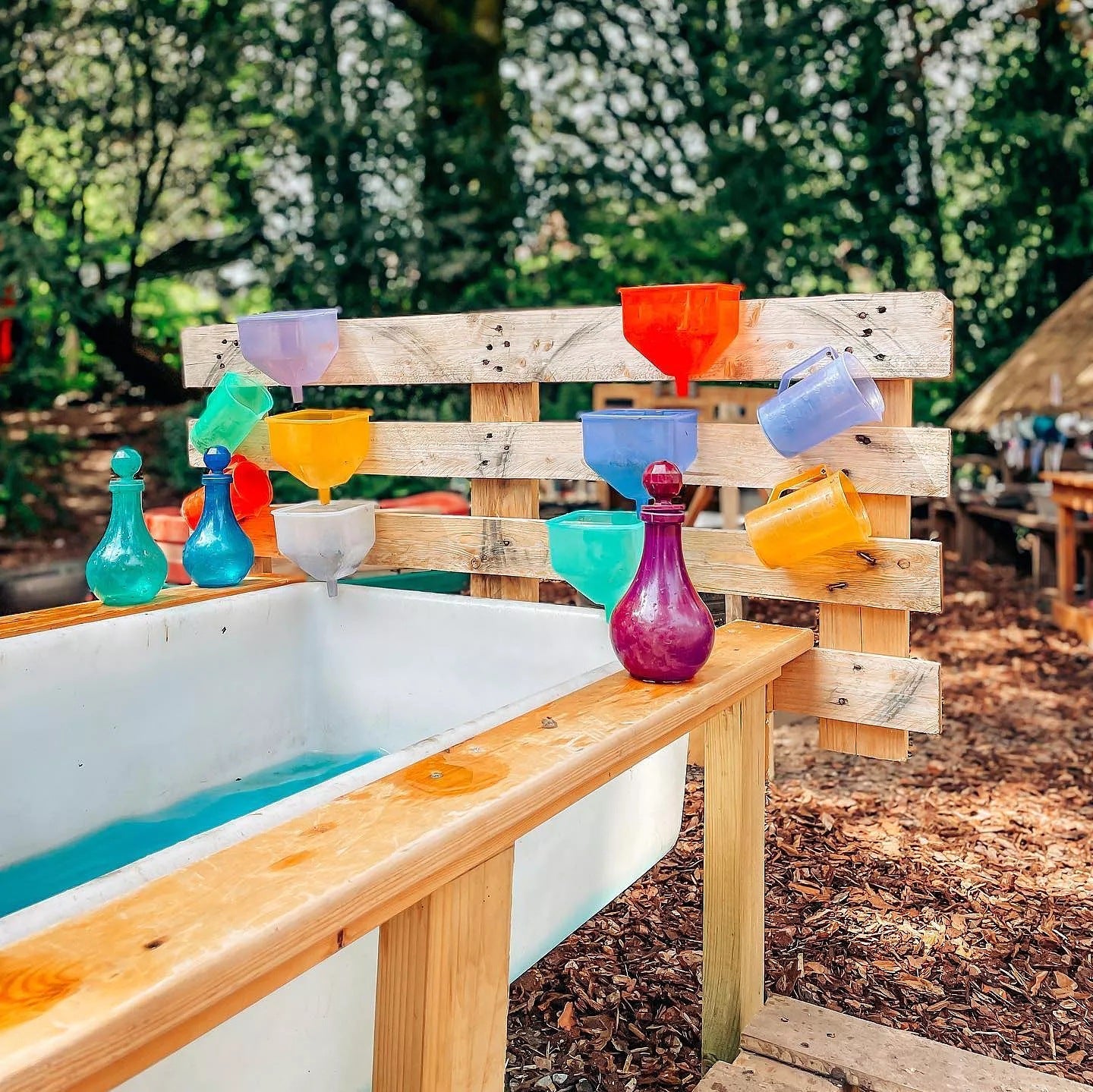 Rainbow Translucent Pouring Funnel Kids Messy Play Tool Set of 6 Sensory and 8 Pcs Large Fidget Pop Tubes (20cm to 68cm) Rainbow Pouring Funnel Stretchy Pipes Kids Messy Play Tools