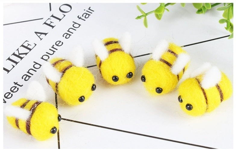 Felt Bee Kids Toy Loose Parts Play Art and Craft