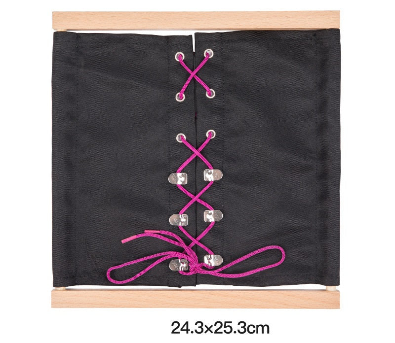 Montessori Dressing Frames A and Storage Box Set of 6