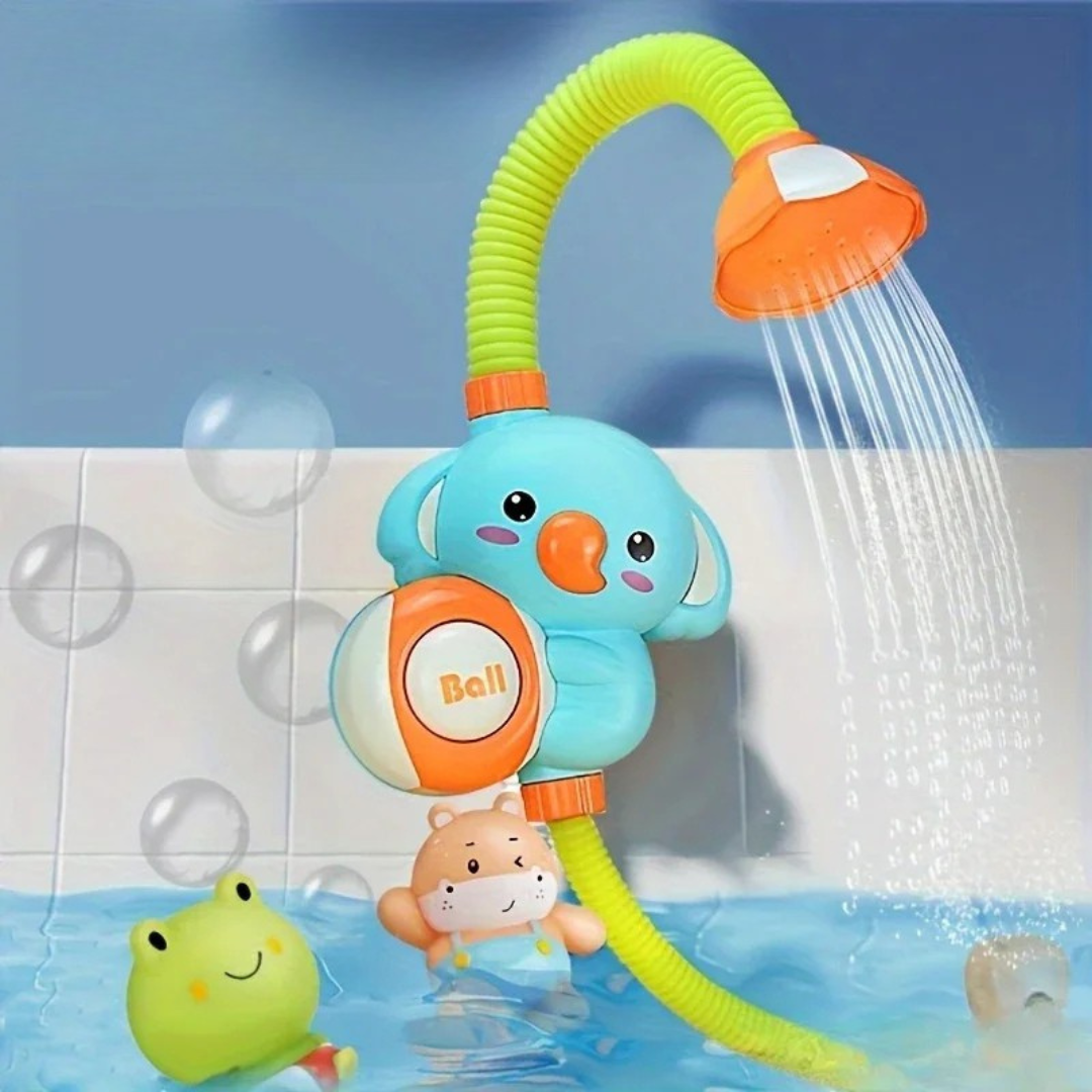 Elephant Shower Set™ – Diversión con salpicaduras en el baño – Ducha de baño