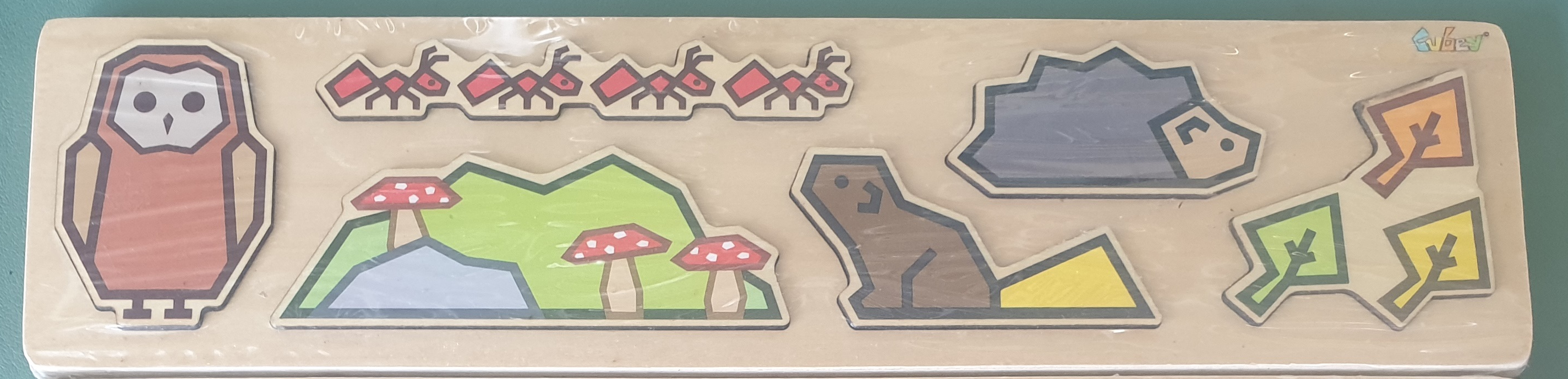 Simple Basic Kids Wooden Puzzles Animals