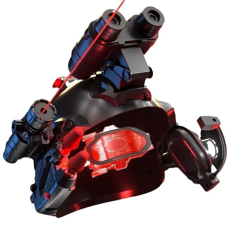 Multifunctional Tactical Helmet Children's Model Outdoor Set with Binoculars, Flashlight, High-Definition Telescope, Infrared and Amplifying Communication Microphone A Perfect Gift Toy for Boys