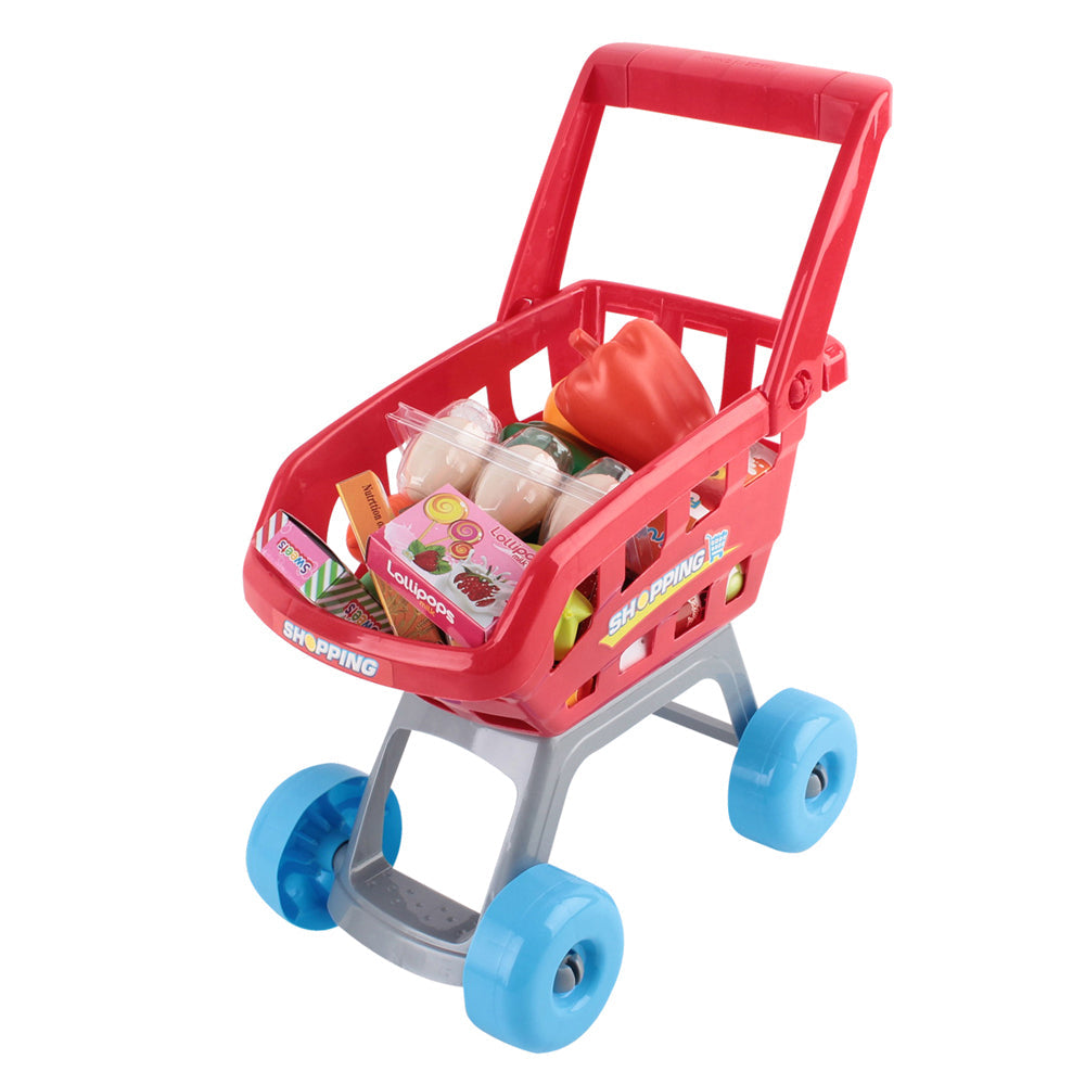 Supermarket Checkout Toy with Scanner Trolley and Accessories