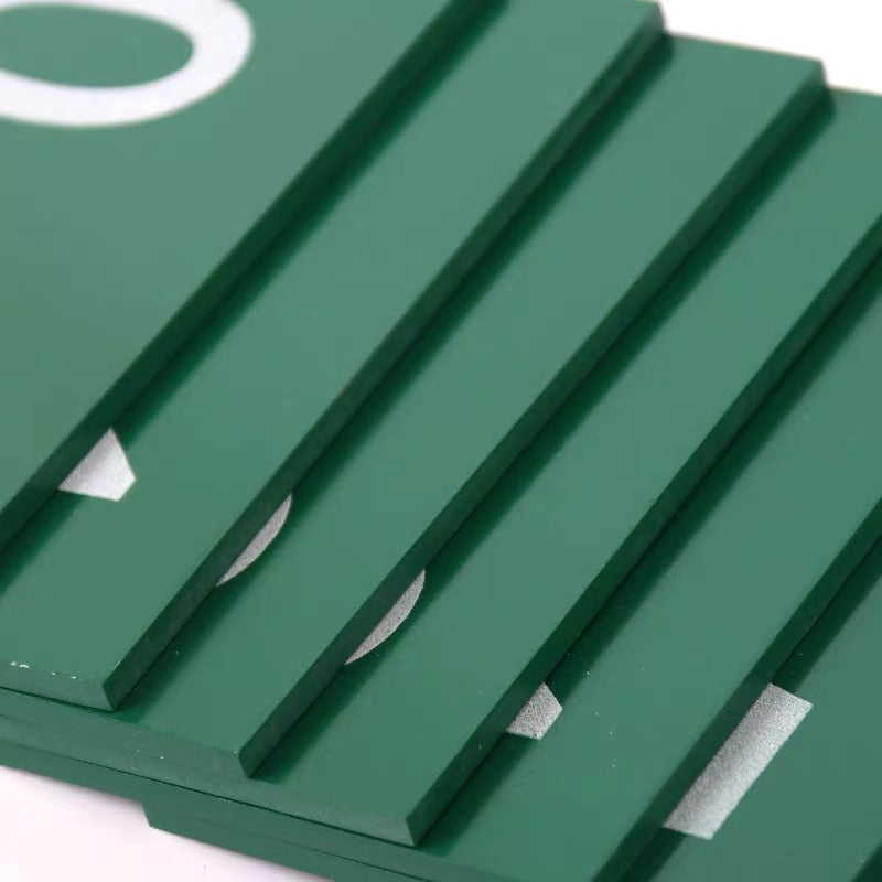 Montessori Sandpaper Numbers with Tray Wooden Number Cards Plates