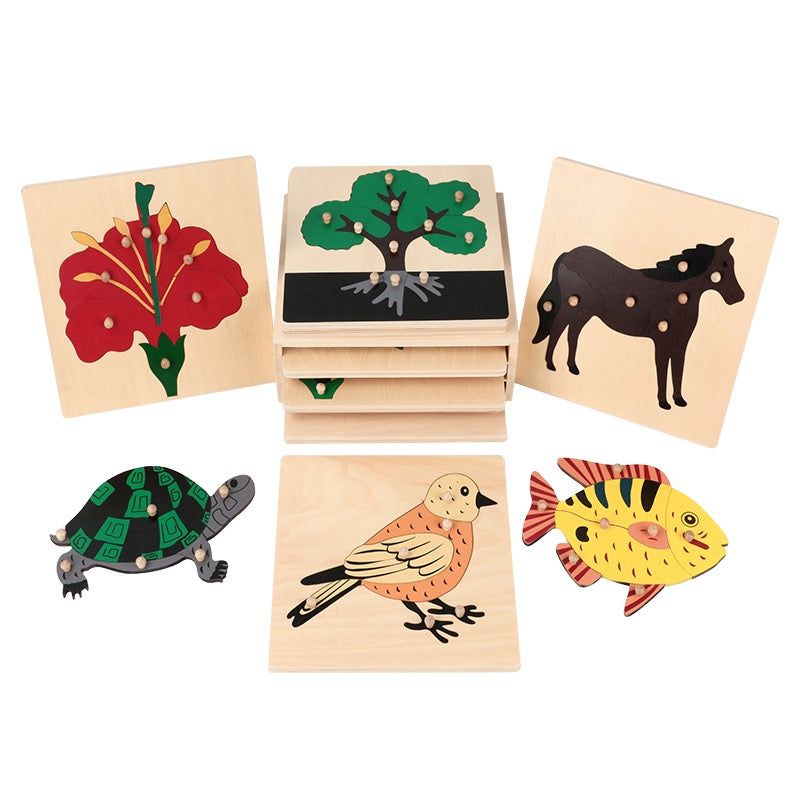 Premium Montessori Animal Puzzles Tree Puzzle