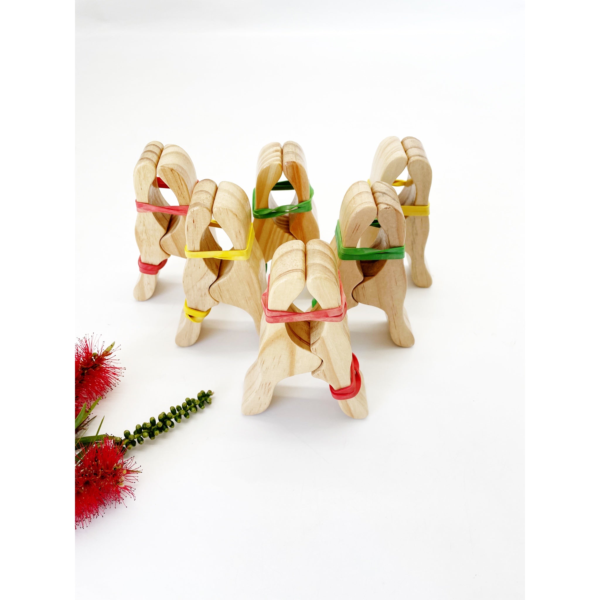 Playsilk Wood Clips Pegs