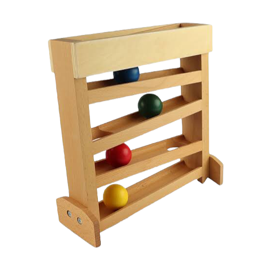 Montessori Ball Tracker Toy Rack