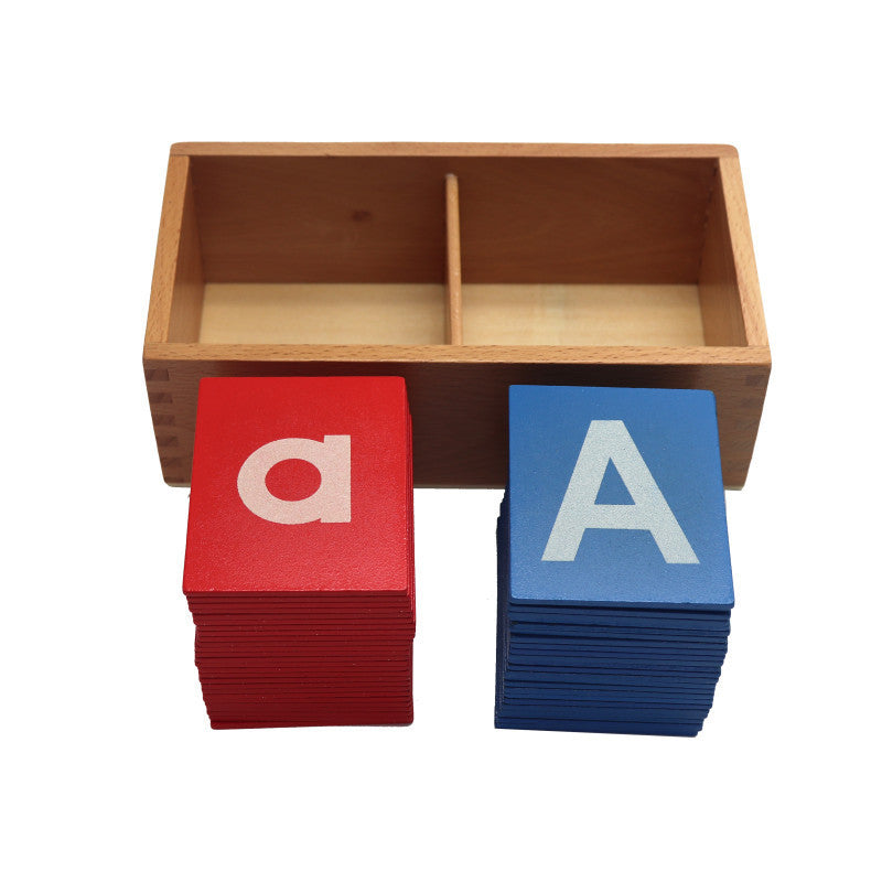 Large Montessori Sandpaper Alphabet Set Upper and Lower Cases