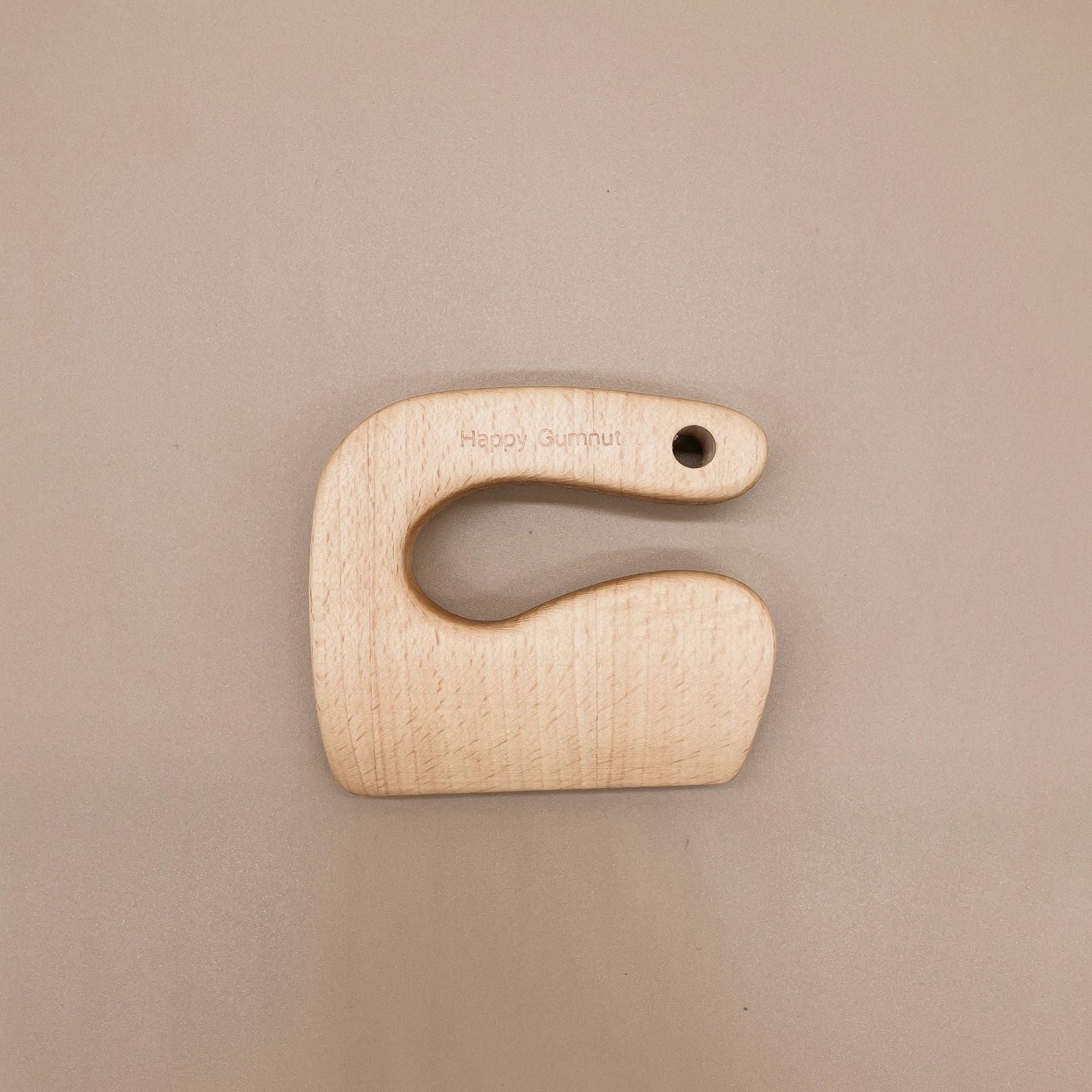 Wooden Cutting Knife Kids Safe Handmade with Natural Wood.