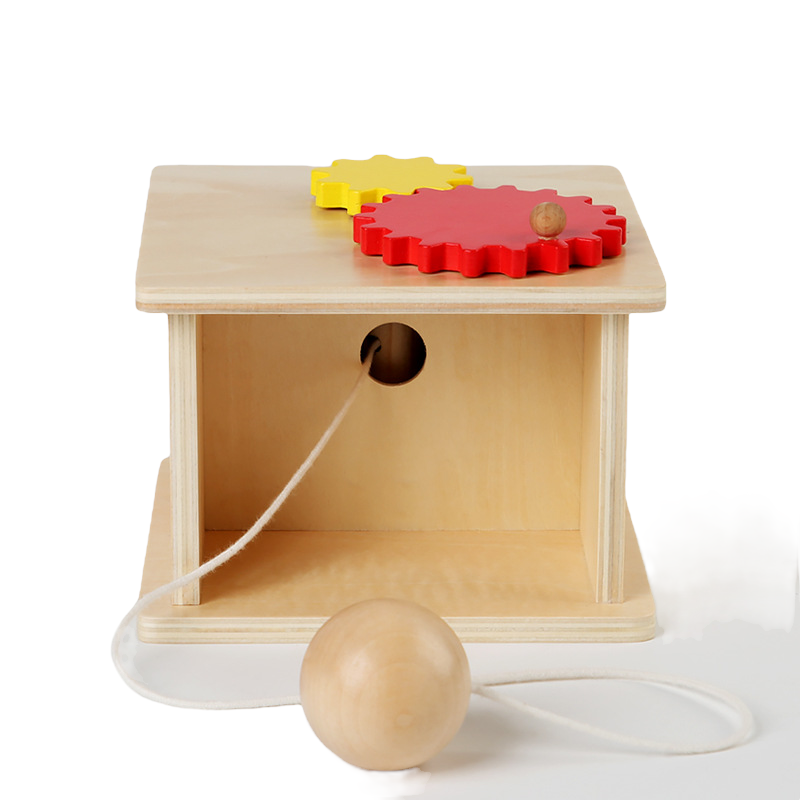 Montessori Cog Winder Ball Box