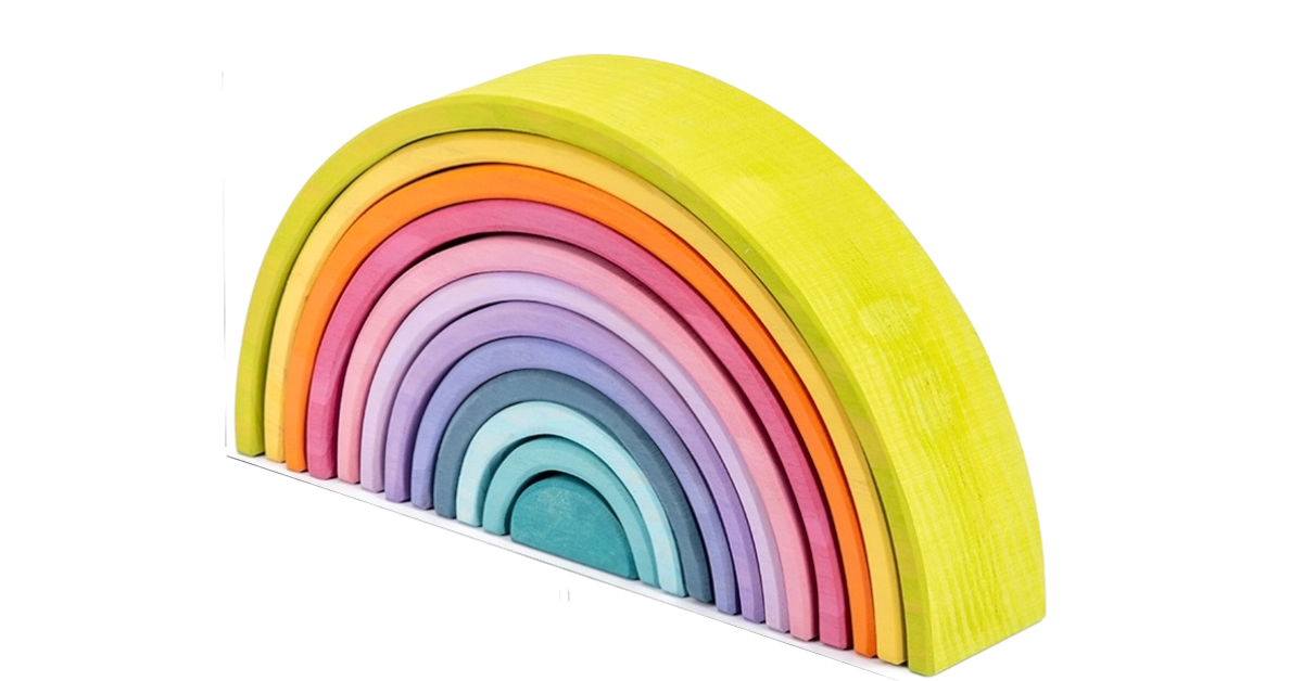 Premium Pastel Rainbow Stacker
