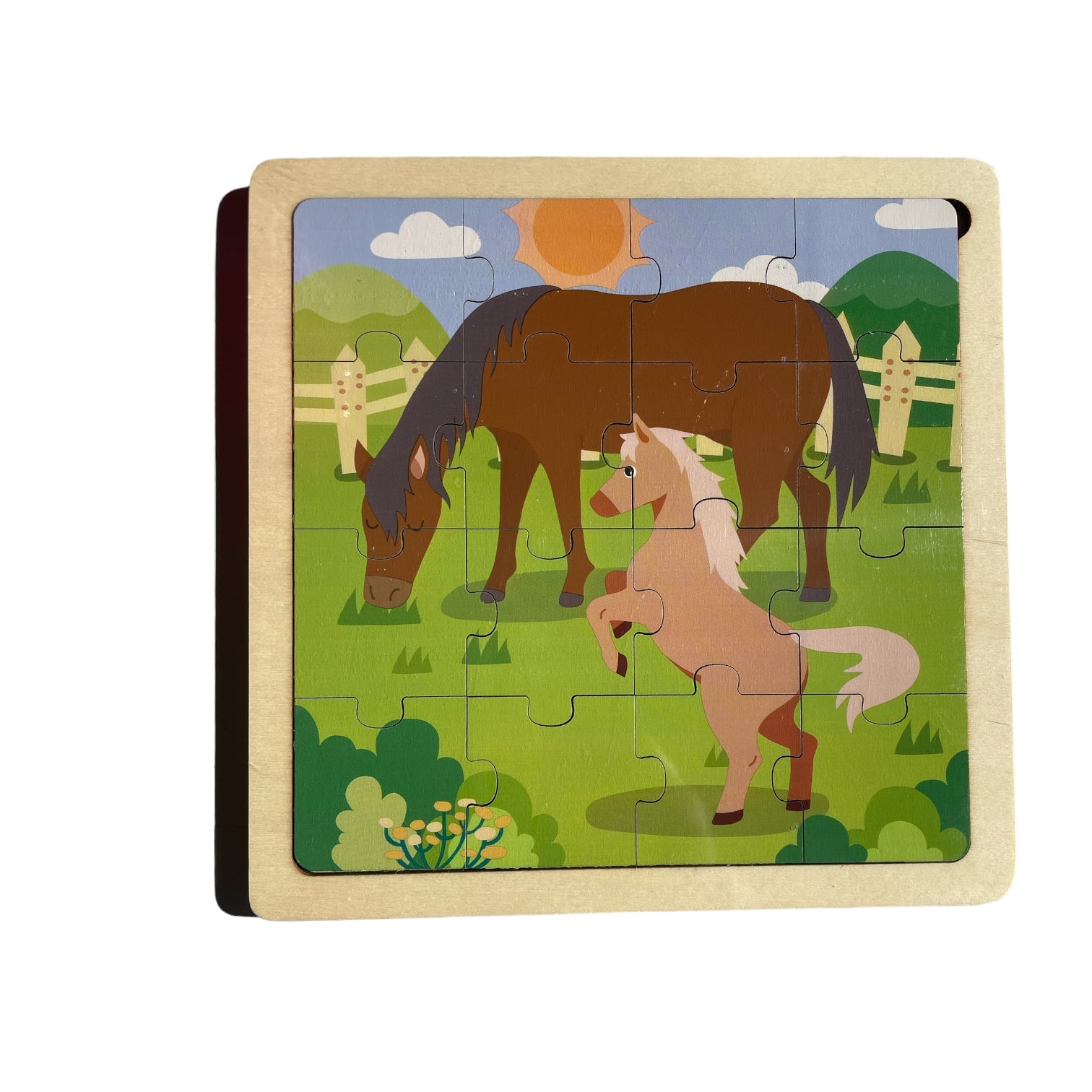 Wooden Animals Puzzles 16-20 pieces