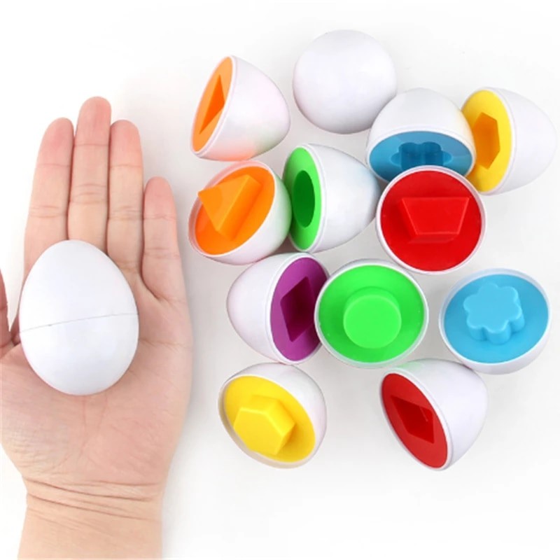 Huevos Montessori de juguete