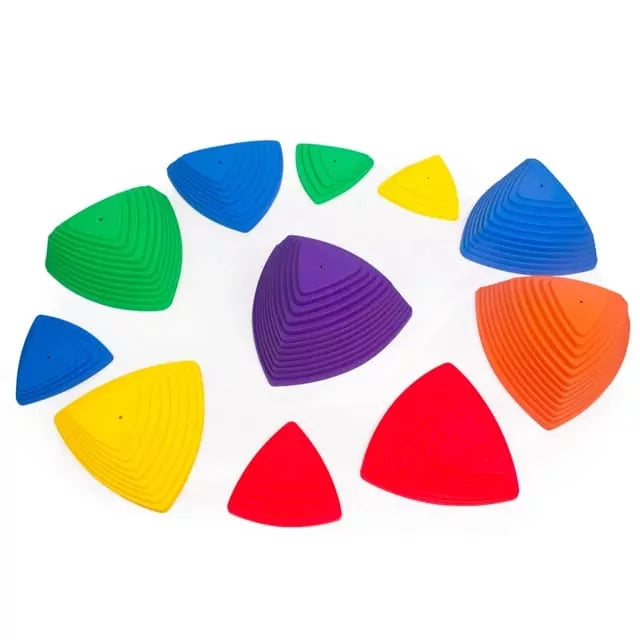 River Cross Stunt Rainbow Stepping Hurdle - 9 Pieces