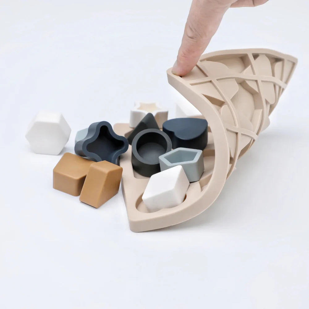 Silicone Geometric Shape Puzzle