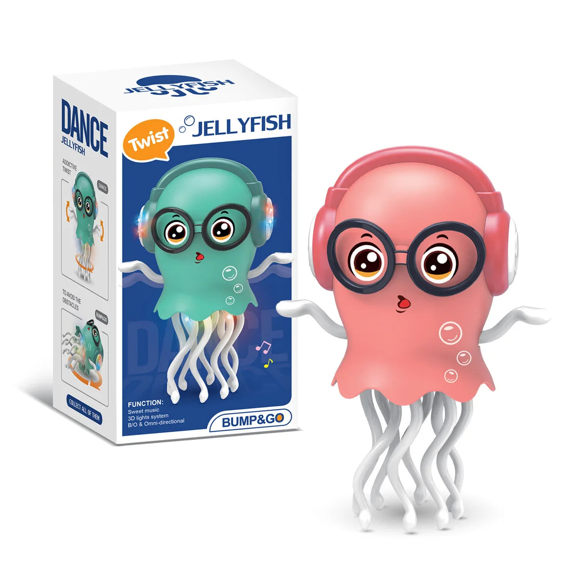 Fidtoy Electric Dancing Octopus Toy with Lights and Music for Kids