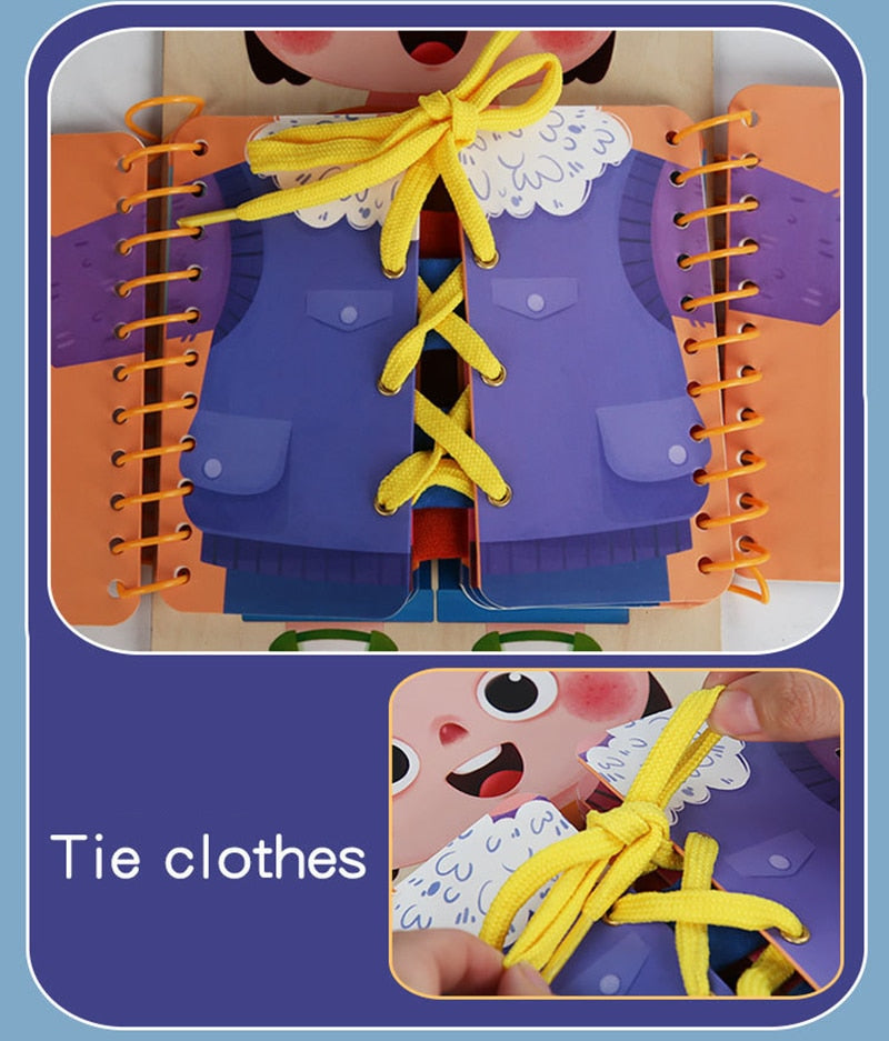 Montessori Dress-Up Busy Board