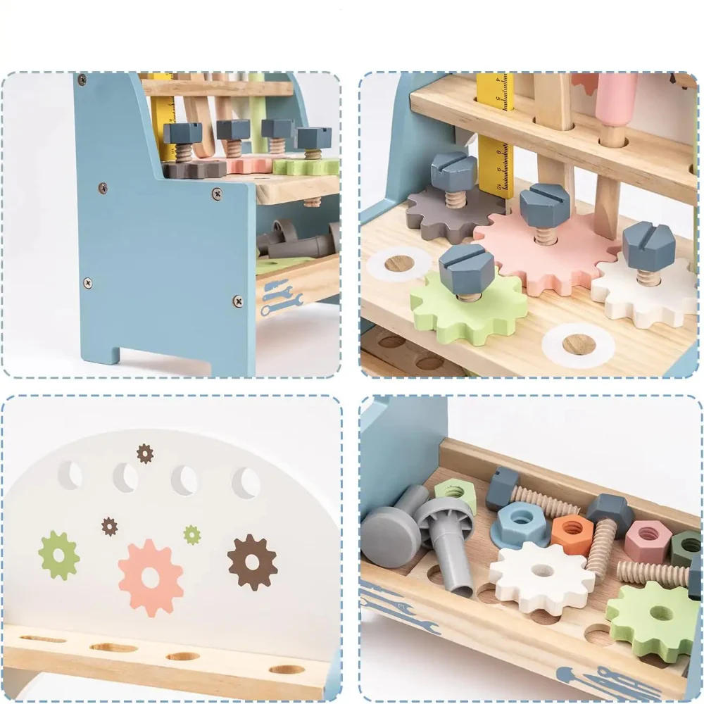 Wooden Tool Bench Set