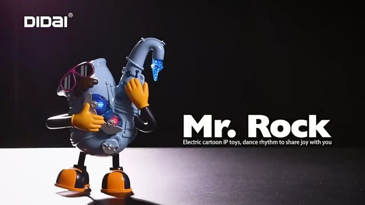 Fidtoy Mr. Rock Dancing Guitar Toy with Lights and Music