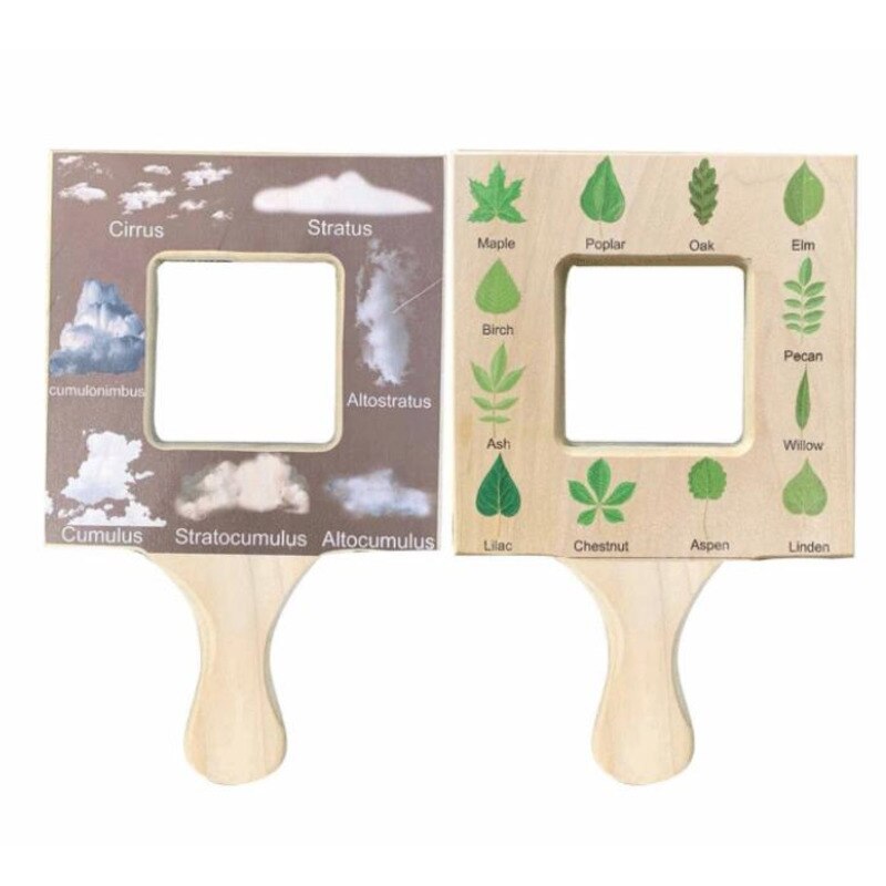 Fidtoy Montessori Nature Guide Finder Outdoor Learning Toy for Kids