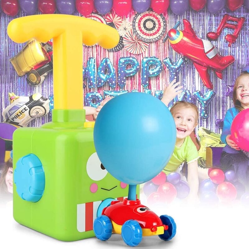 Children's Balloon Powered Launch Car