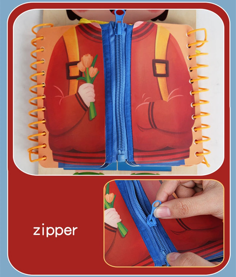 Montessori Dress-Up Busy Board