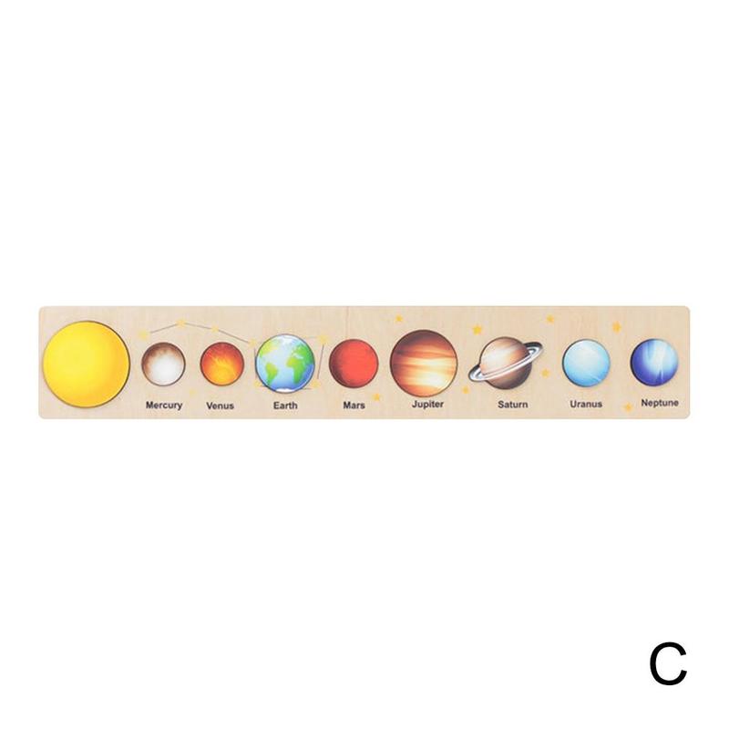 3D Wooden Solar System Puzzle