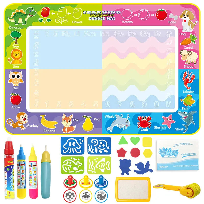 Montessori Water Drawing Doodle Mat