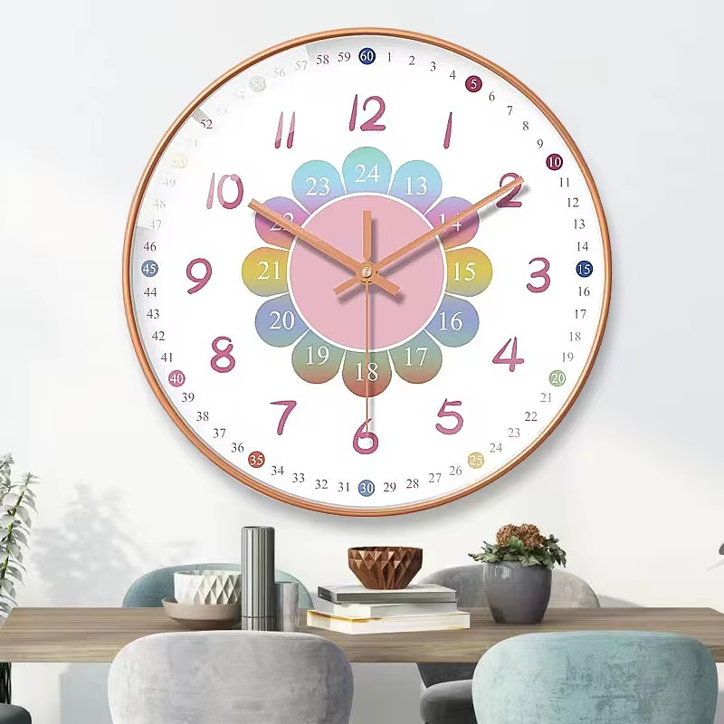 Horloge Murale Silencieuse pour la Décoration Intérieure