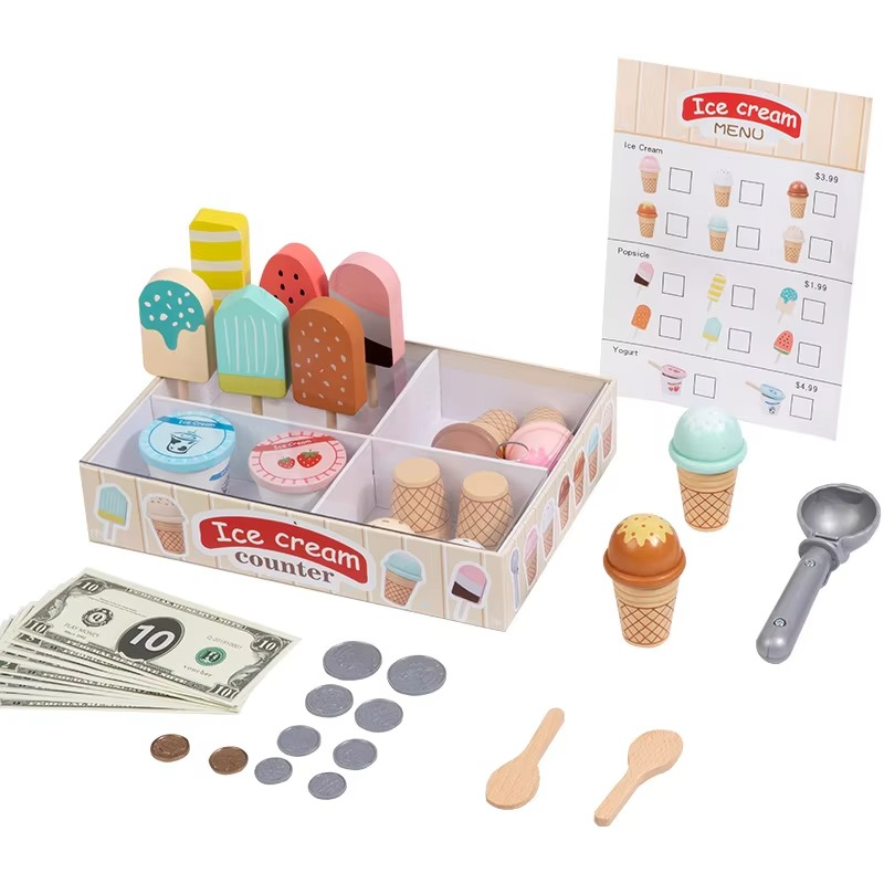 Ensemble de jeu Crème glacée™ - Créatif et Éducatif - Set de jeu de crème glacée