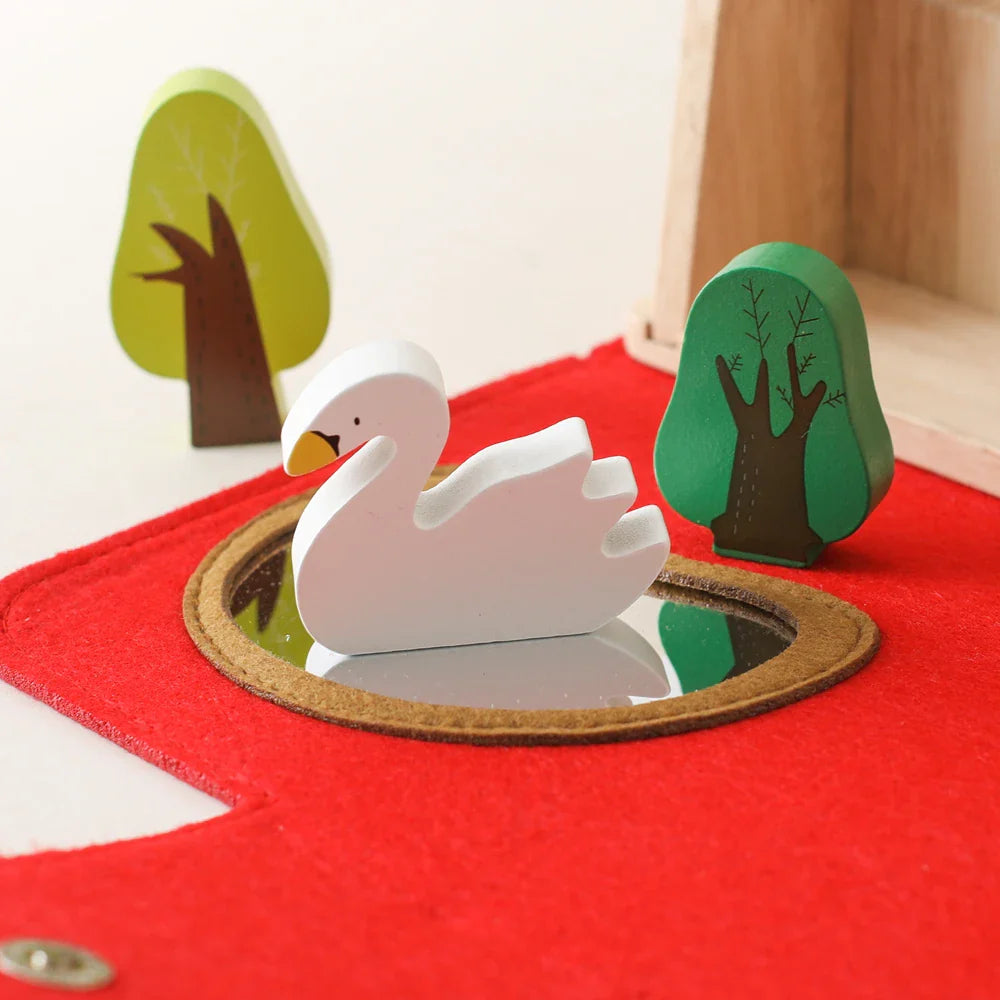 Montessori “Old McDonald’s Farm” Eco-Friendly Wooden Play Set