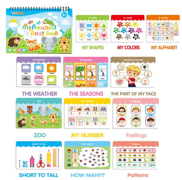 Montessori Busy Toddlers Activity Book