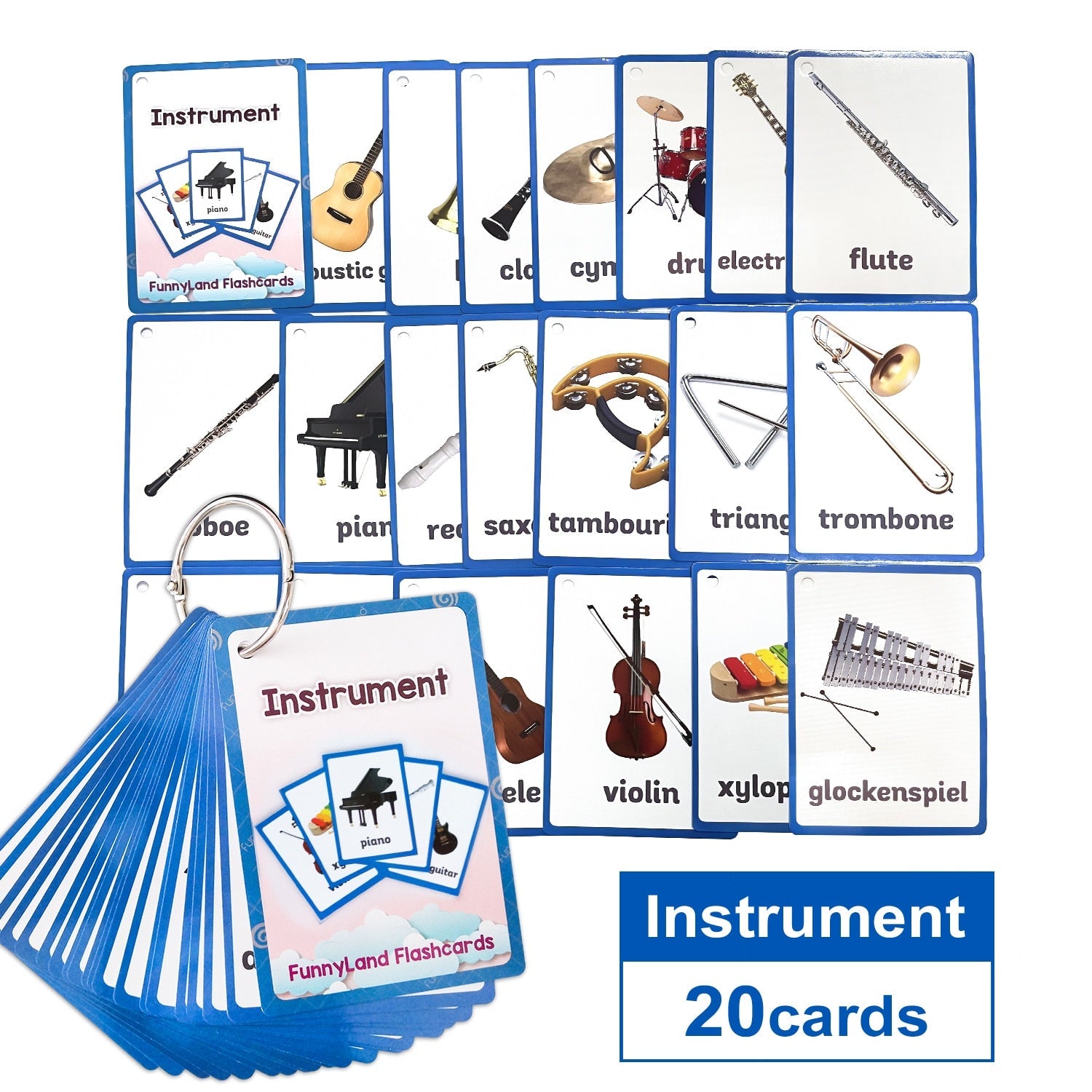 Baby English Learning Word Table Flashcard Toys