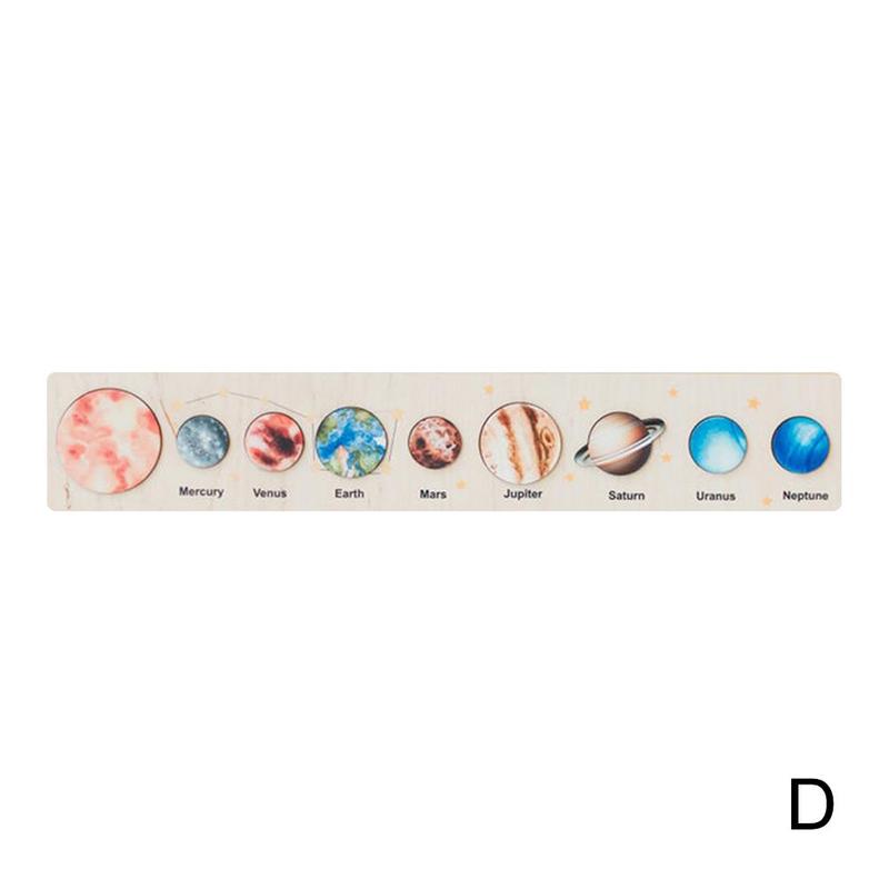 3D Wooden Solar System Puzzle