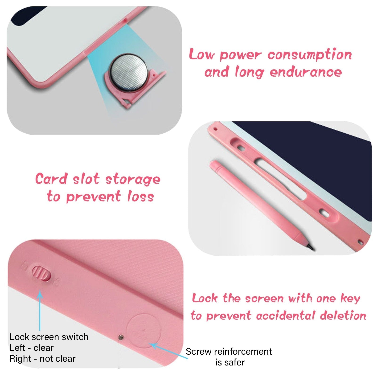 Tablette de dessin LCD pour jouets d'enfants