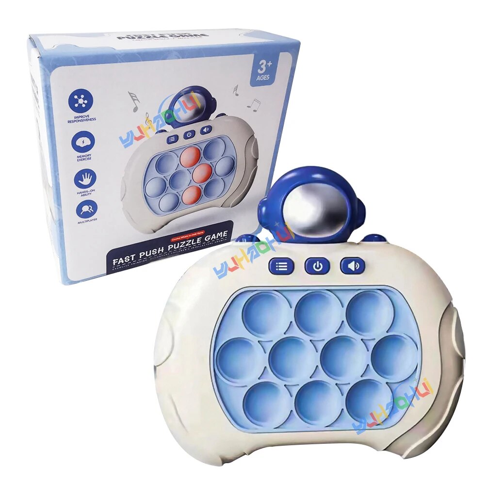 Fidtoy Digital Pop It Fidget Toy – Interactive Light Up Sensory Toy for Kids