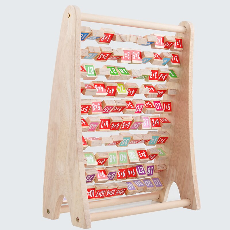 Fidtoy Wooden Counting Board for Kids – Montessori Math Toy for Ages 3-6