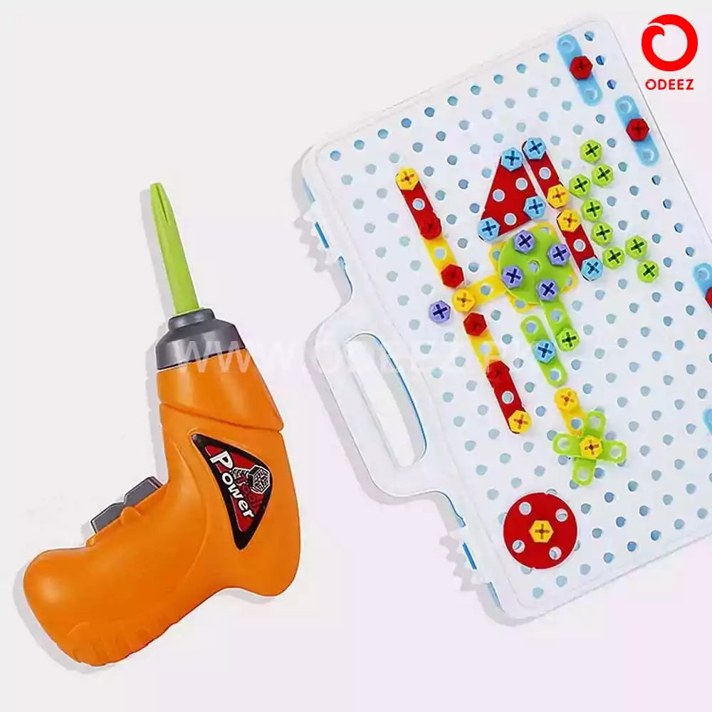 STEM Creative Design and Drill Screw Play - 106 pieces