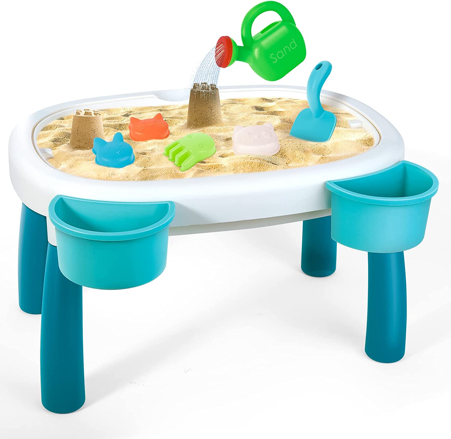 Sand and Water Table Toy for Kids Beach Toy summer Table Activity Sensory Play Sand Table Outdoor Table