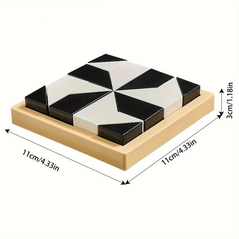 Fidtoy Logic Puzzle Game for Kids STEM Learning 120 Challenge Cards for Focus, Creativity and Problem Solving