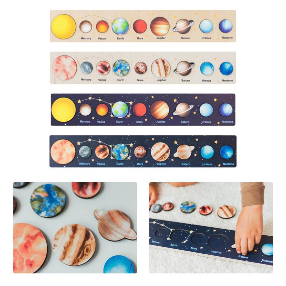 3D Wooden Solar System Puzzle
