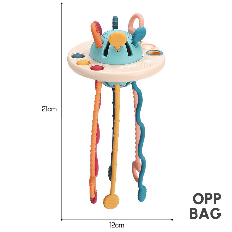 Silicone Pull String Interactive Toy