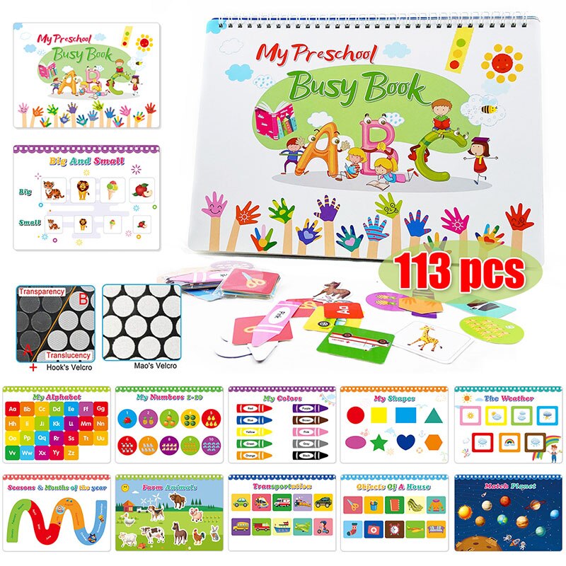 Montessori Busy Toddlers Activity Book