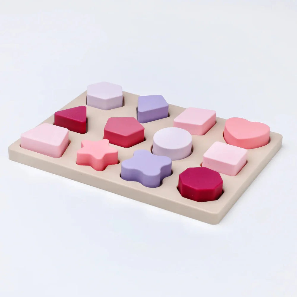 Silicone Geometric Shape Puzzle