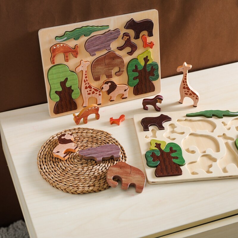 Wooden Forest Montessori Puzzle